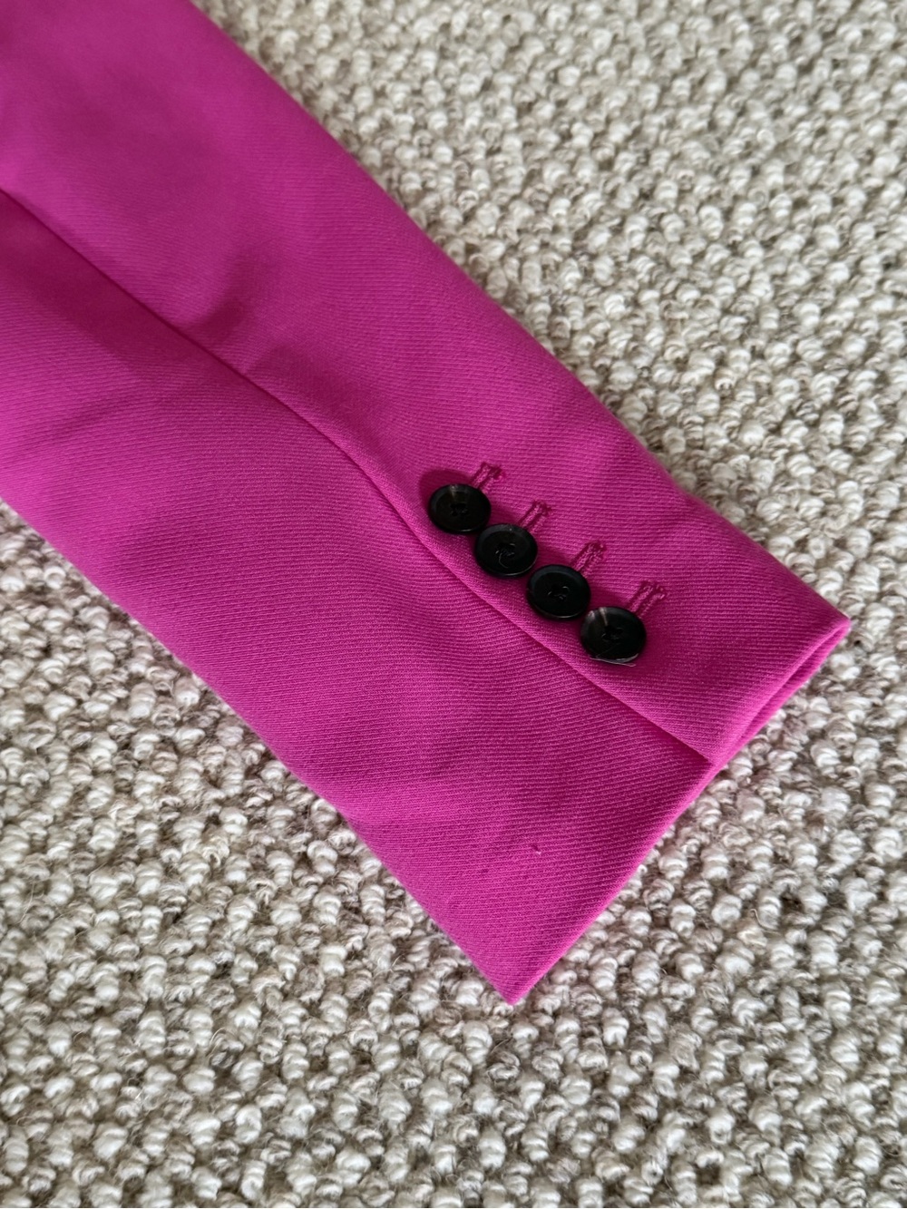 Zara Hot Pink Oversized Blazer Single Button Women’s Size Small Tailored Jacket - Picture 5 of 10